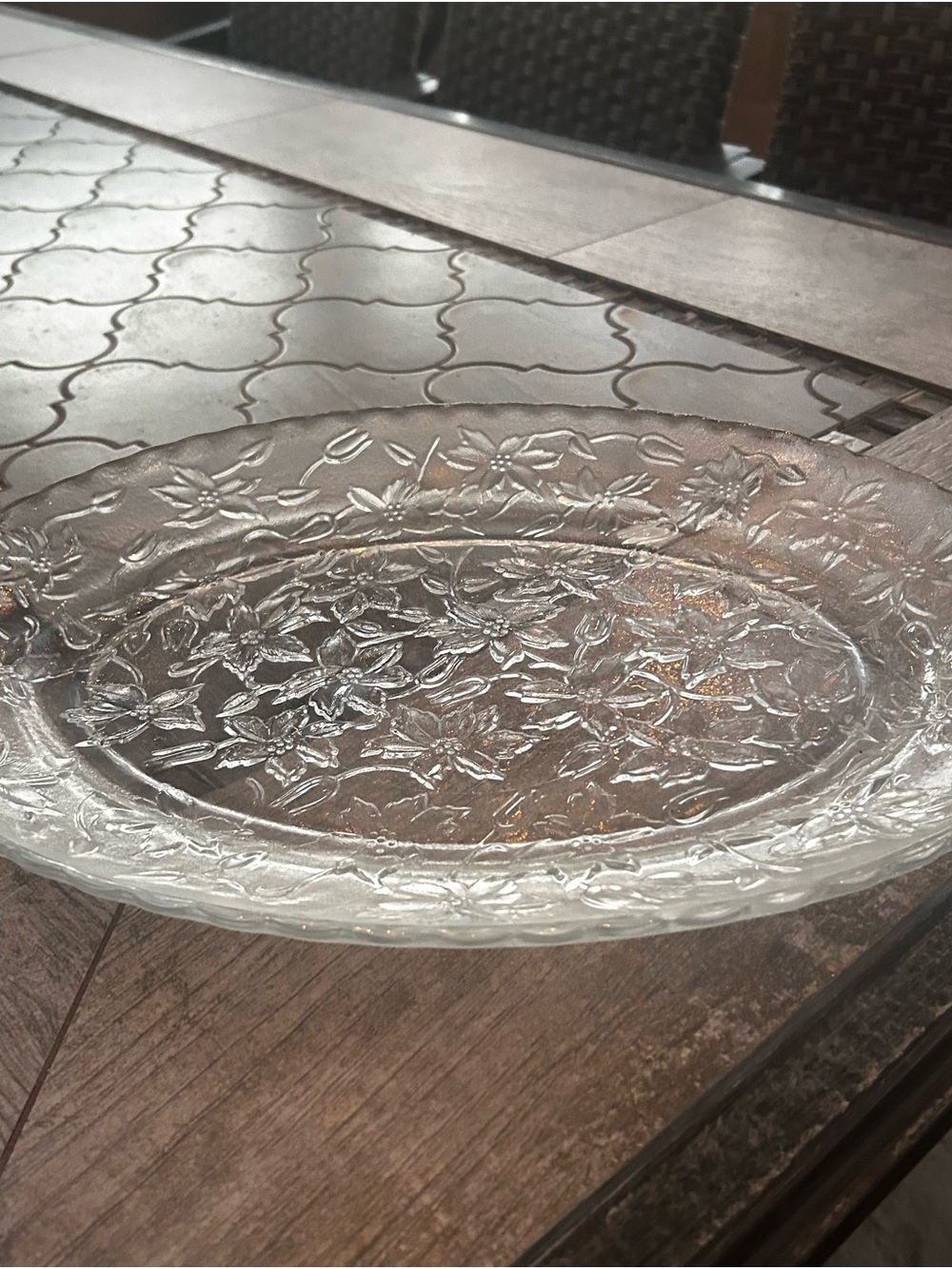 Princess House Oval Fantasia Serving Platter